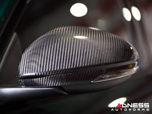 Alfa Romeo Giulia Mirror Covers - Carbon Fiber - Caps - Feroce Carbon Alfa Romeo Giulia Mirror Covers - Carbon Fiber - Caps - Feroce Carbon